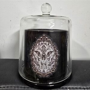 New Halloween Scented Glass Jar Candle "Midnight Mayhem"